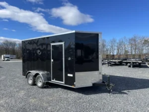 Xtreme Cargo Black 7×14 Enclosed Trailer For Sale
