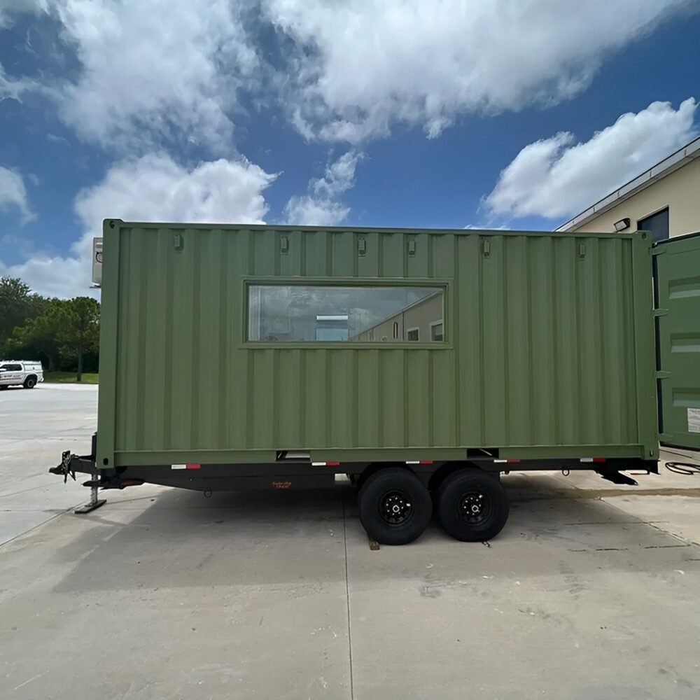 20ft x 8ft Portable Container House On Wheels Key Benefits