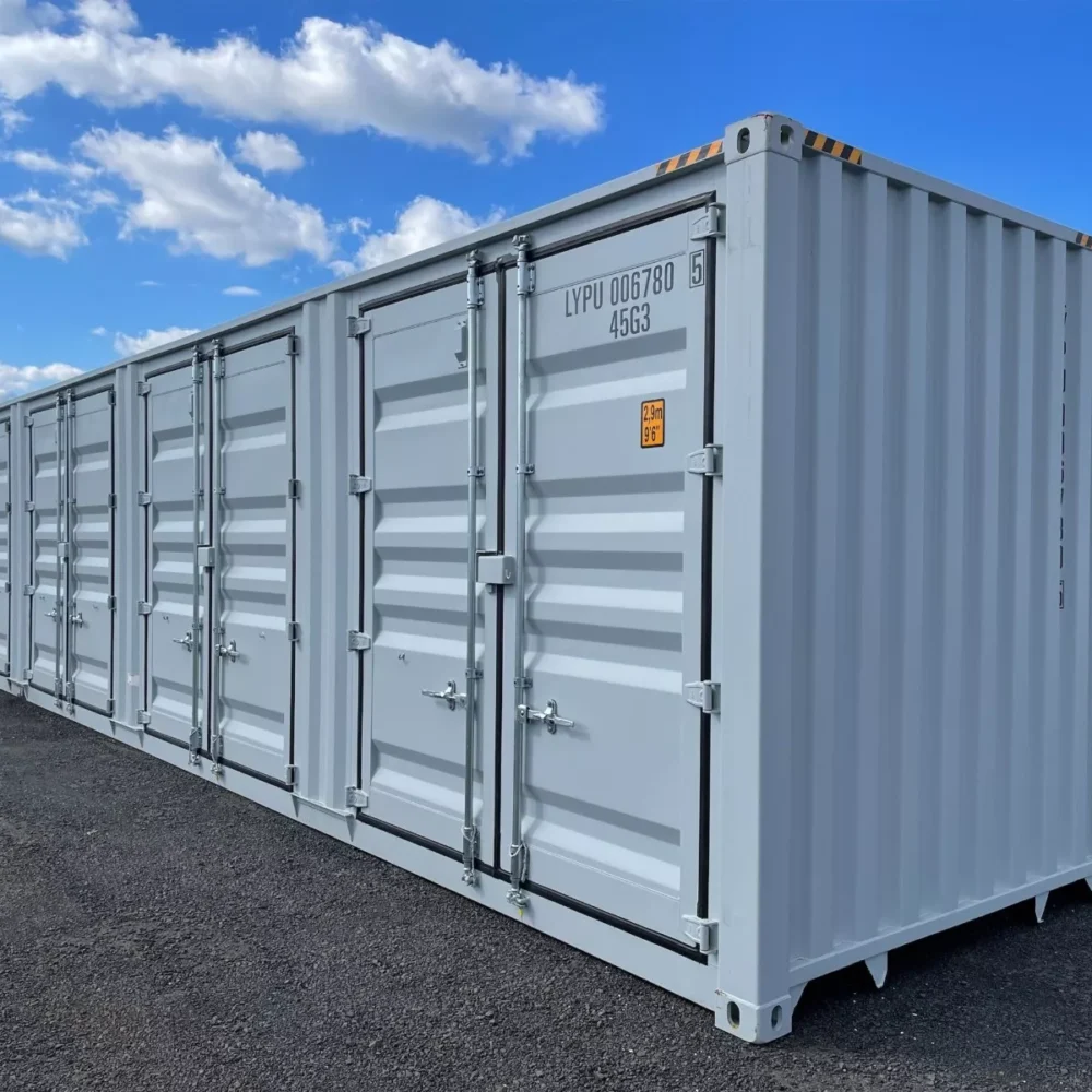 40FT High Cube Storage Shipping Container Conex w/4 Open Side Door 9.5′ Tall