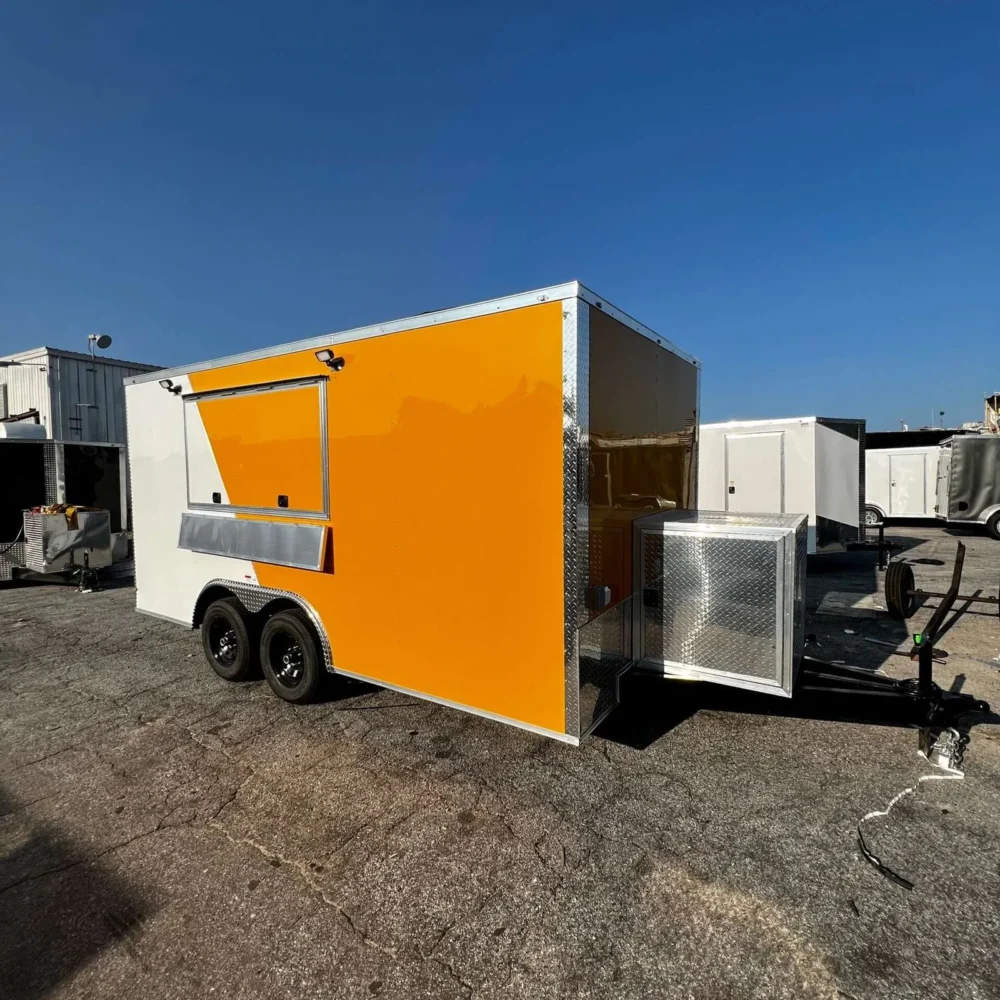 Hook and Line Cargo Custom 8.5×16 Concession Trailer