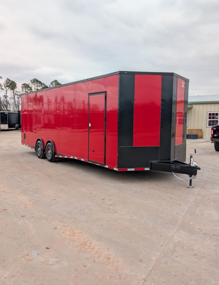Red Blackout 8.5x28TA Enclosed Trailer (Titanium Cargo)