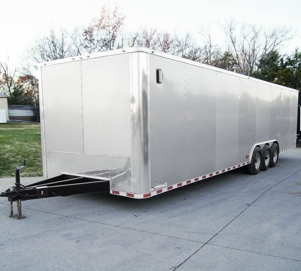8.5×30 Enclosed Car Hauler Trailer is For Sale